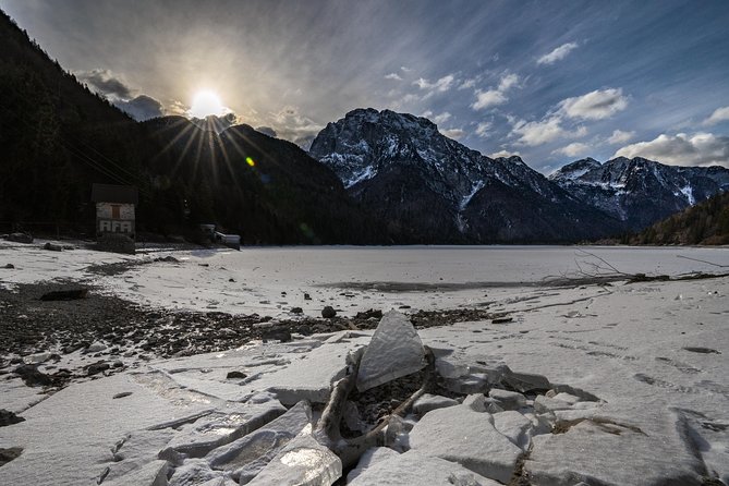 7 Alpine Wonders: Winter Edition - Lake Jasna and the finish near Kranjska Gora