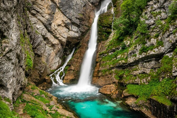 8-Hour Lake Bled, Lake Bohinj and Waterfall Savica Tour - Savica Waterfall and the first uphill test
