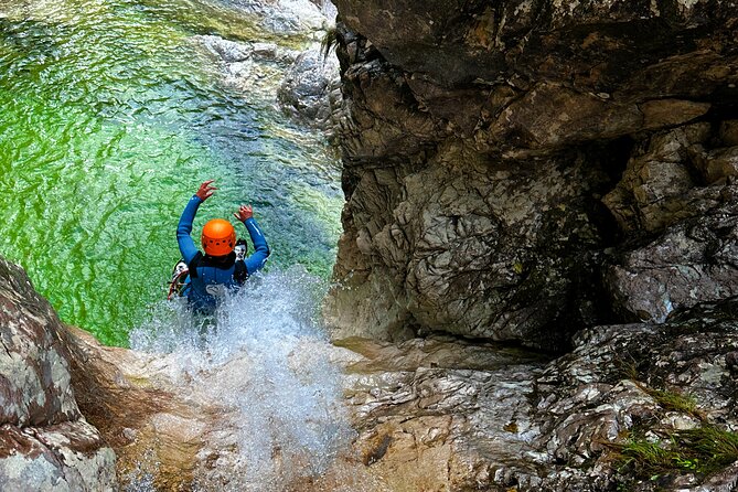 Adventure Canyoning Tour in the Fratarica Canyon - Bovec, Slovenia - Safety Briefing Before the First Water Section