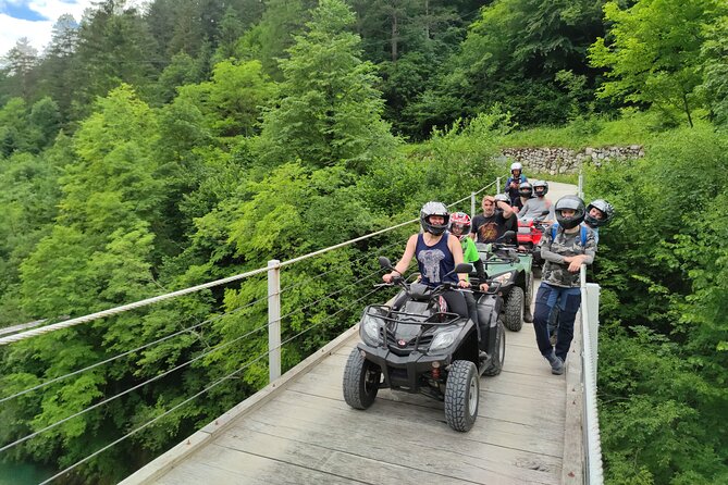 Adventure into Slovenian nature with a quad tour in Bovec. - Soča Canyon and the cold-water option