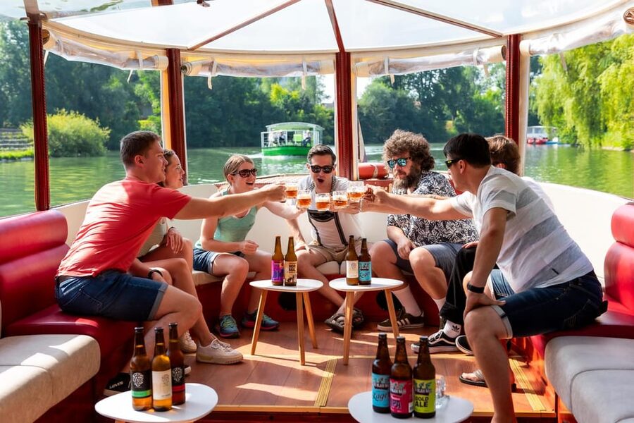 BEER WAY Ljubljana: Boat & Craft Beer Tasting Tour - A one-hour introduction to Ljubljana by boat