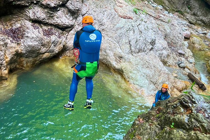 Beginner Canyoning Tour in the Sušec Canyon - Bovec Slovenia - Getting fitted for wetsuits and safety equipment