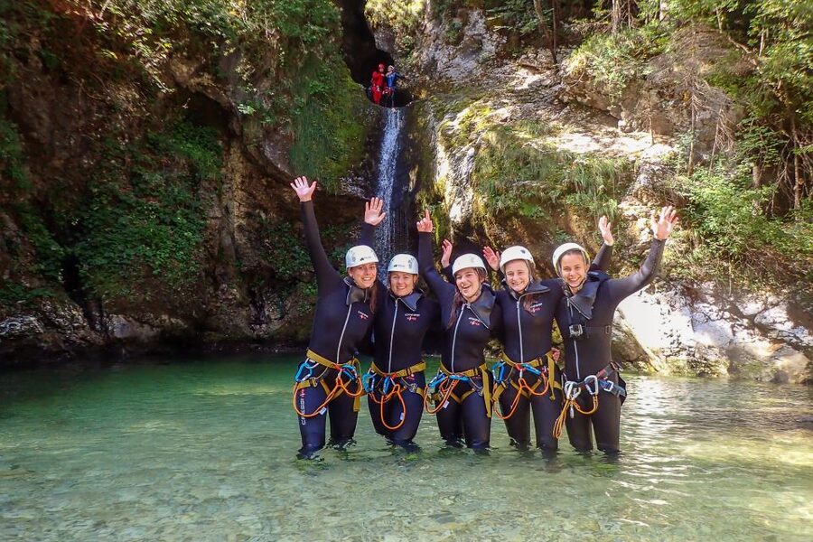 Bled: Guided Canyoning Tour with Transport - Getting fitted with wetsuit, boots, and helmet