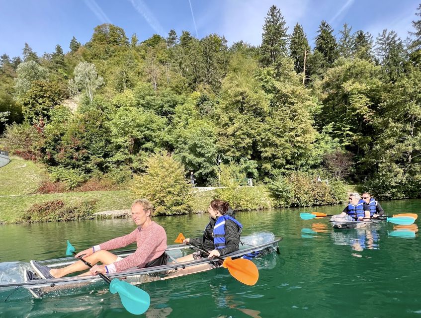 Bled: Guided Kayaking Tour in a Transparent Kayak - Paddling across Lake Bled