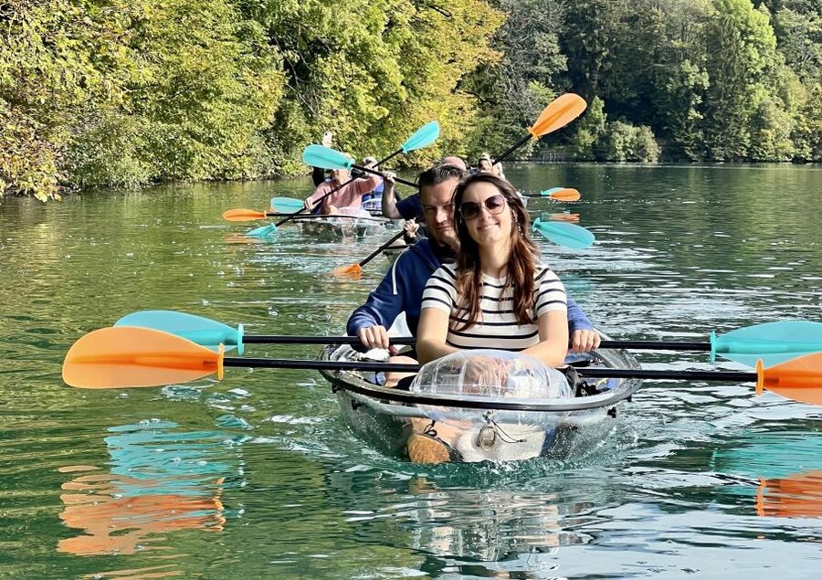 Bled: Guided Kayaking Tour in a Transparent Kayak - How much value do you get for $76?