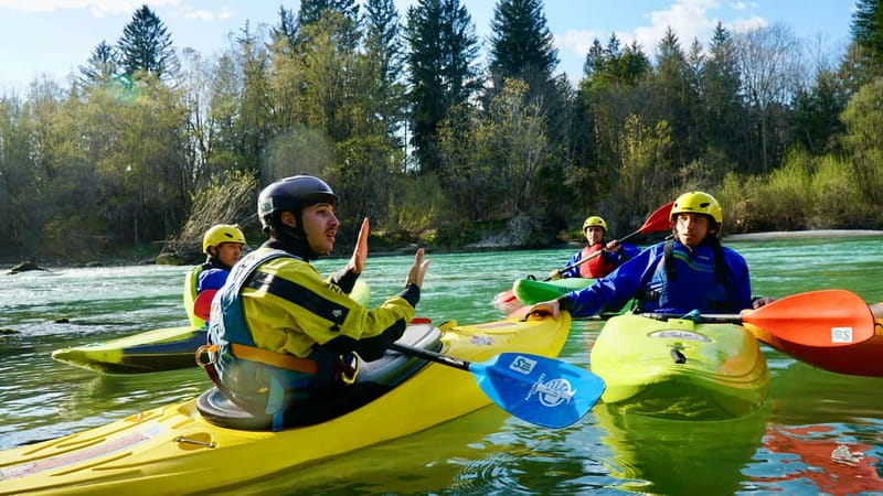 Bled: kayaking trip on the river Sava - Starting at Srednja Dobrava