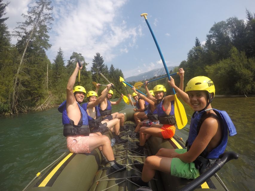 Bled-Rafting on Sava 13km - The 20-minute van ride to the river