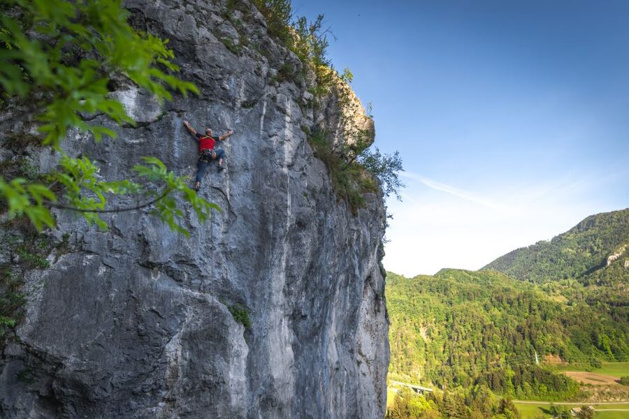 Bled: Rock Climbing Adventure - Jerry’s role in making the climb feel safe