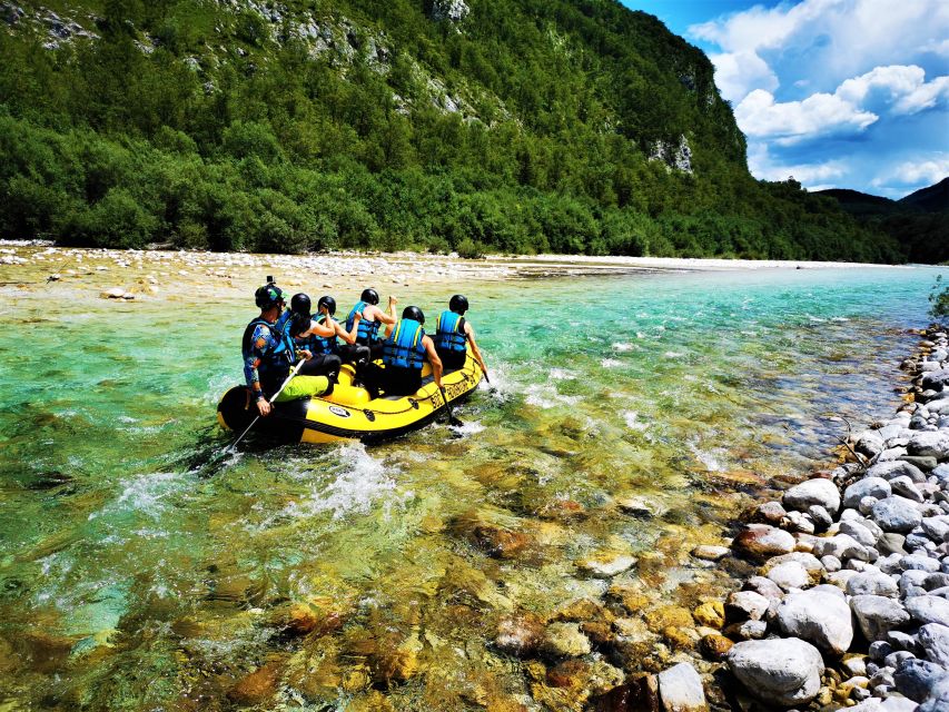 Bovec: Adventure Rafting on Emerald River Soča + FREE photos - Swimming, natural pools, and the raft slide