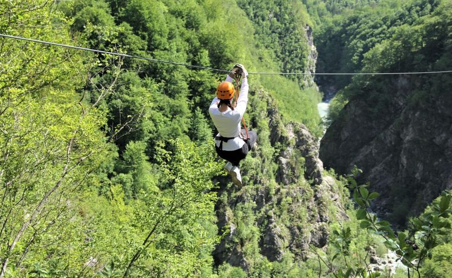 Bovec: Canyon Učja — The Longest Zipline Park in Europe - The 15-minute safety briefing and training polygon
