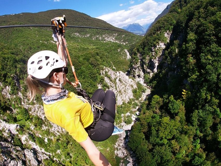 Bovec: Canyon Učja — The Longest Zipline Park in Europe - About 100 minutes across the canyon