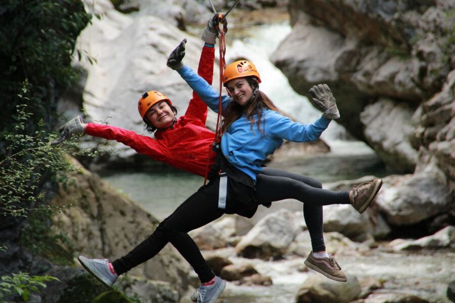 Bovec: Canyon Učja — The Longest Zipline Park in Europe - Views toward the Soča Valley and Triglav