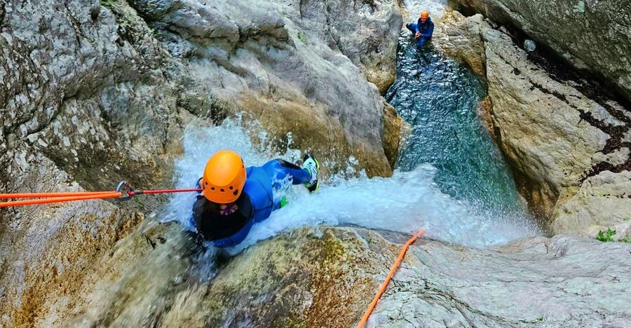 Bovec: Canyoning for Beginners Experience - Getting fitted with canyoning gear
