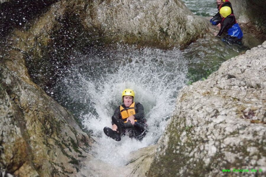 Bovec: Half-Day Canyoning Trip - The eight-minute ride to the canyon