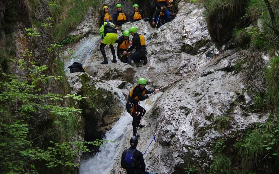 Bovec: Half-Day Canyoning Trip - Arriving at the Bovec rafting base