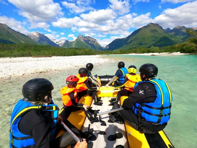Bovec: Kinder Rafting on Soča River from 4years +FREE photos - Returning to Bovec after the river