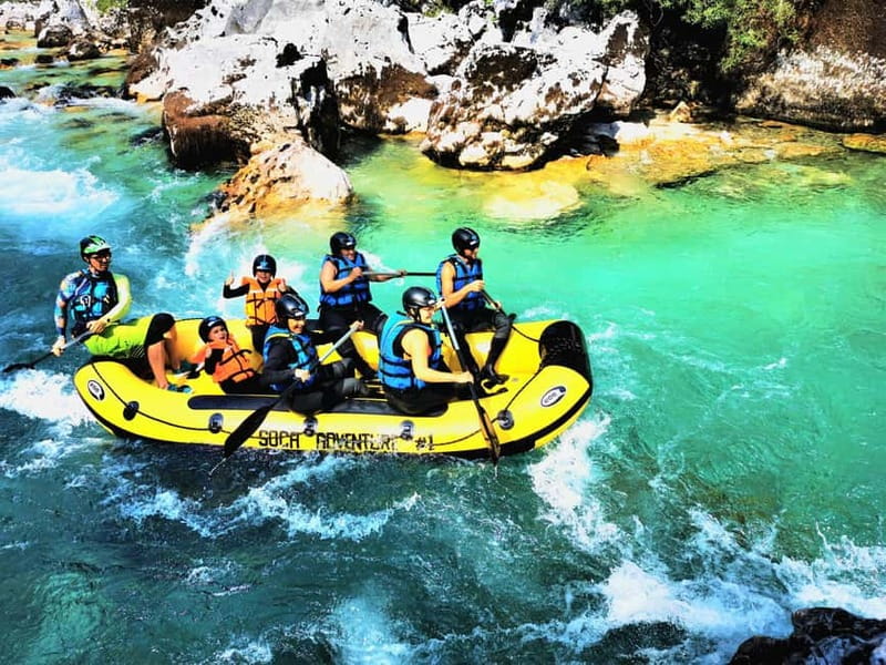 Bovec: Kinder Rafting on Soča River from 4years +FREE photos - What the $70 price really covers