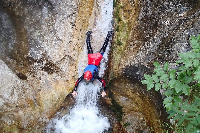 CANYONING in Susec from Bovec, Families welcome, photo service - Sliding, jumping, and moving through Susec Canyon