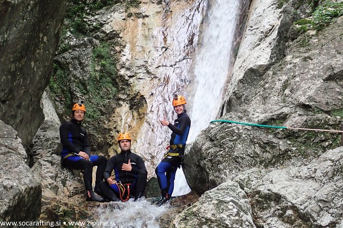 Canyoning Susec with leading local company - since 1989 - Inside Sušec: slides, jumps, pools, and rope work