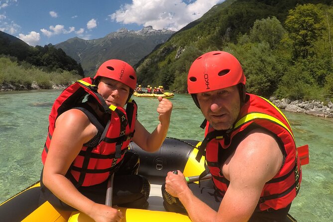 CLASSIC RAFTING on Soča river - The rafting route: rapids, pools, and river play