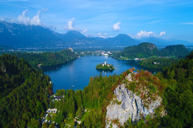Enjoy the boat ride on Lake Bled and Castle - Reaching Bled Castle above the water