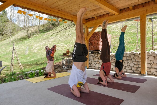 Everyday Yoga Class, Soča (Bovec) - Outdoor yoga beside the river or in the hall