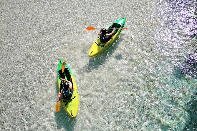 Explore Soča River on Sit on top Kayak with Free Photos - Rapids, splashes, and the chance of a swim