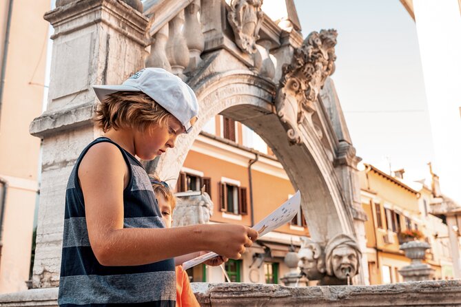 Family adventure in Koper Winged cat quest - Koper Cathedral and Bell Tower: begin with a clear landmark