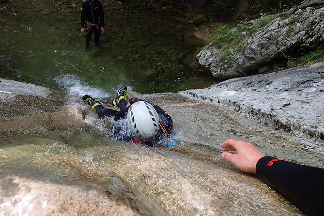 Family Canyoning near Lake Bled - Who will enjoy this outing most?