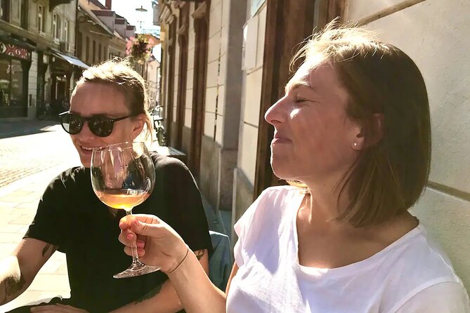 Food and Wine Tasting with a Sommelier - Meeting Ana Povse at Vodnik Square