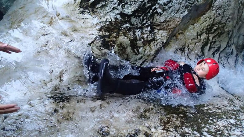 From Bovec: Sušec Stream Canyoning in the Soča Valley - The changing area and ride back