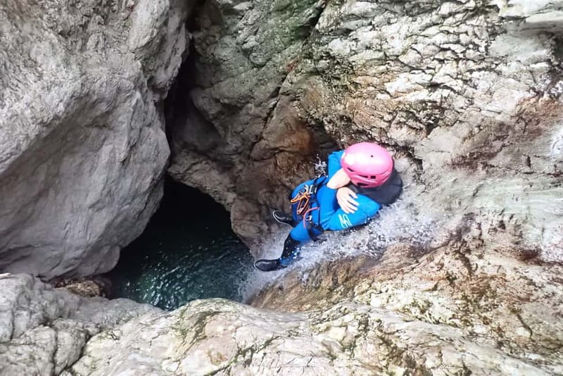 From Bovec: Sušec Stream Canyoning in the Soča Valley - Two hours of slides, jumps, and rock pools
