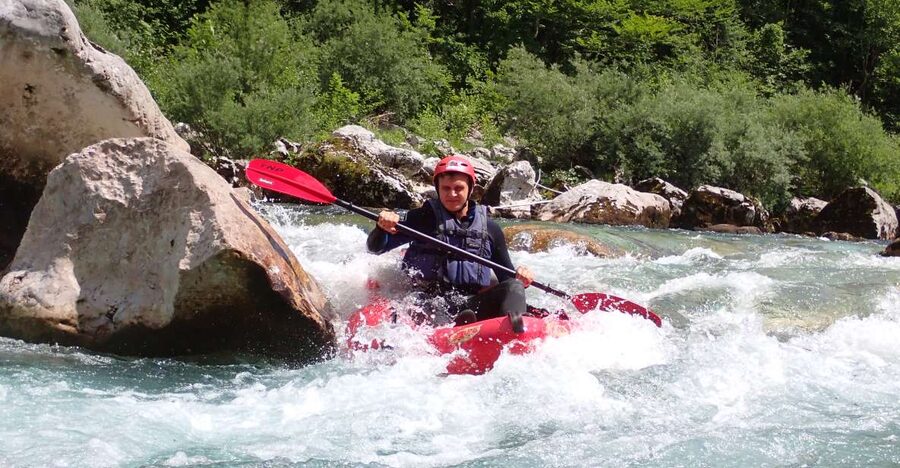 From Bovec: Whitewater kayaking on the Soča River - Why the Soča is the star of the outing