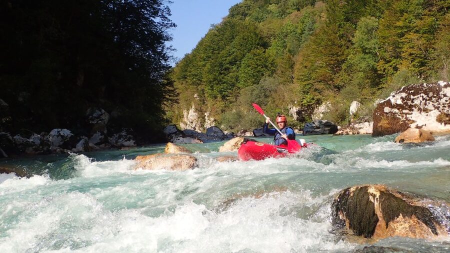 From Bovec: Whitewater kayaking on the Soča River - Guides, safety, and the feel of a small group