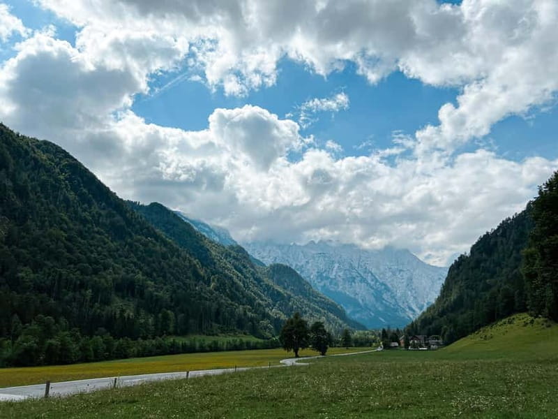 From Ljubljana: Logar Valley and Solčava Panoramic Road - Reaching the 90-meter Rinka Waterfall