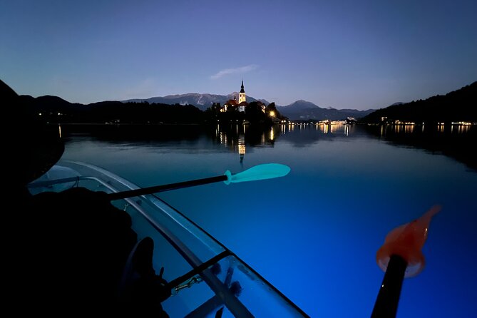 Guided Clear Kayak Tour in Bled - Getting ready for the 90-minute paddle