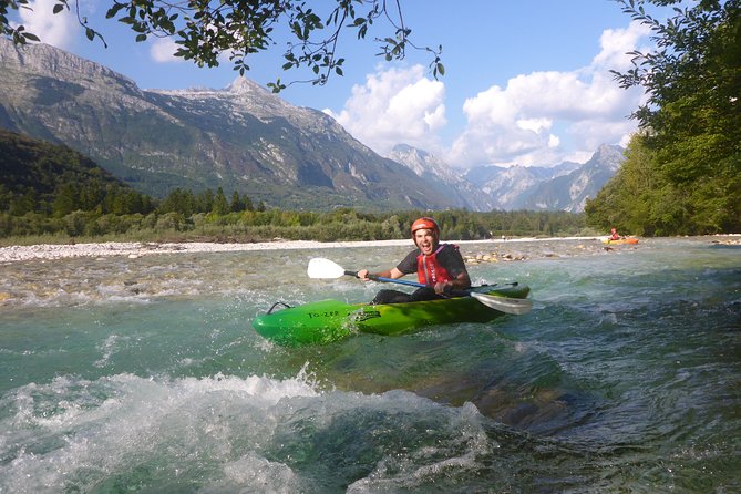 Guided Sit on Top Kayak Trip on Soca River - Boka Waterfall and the wider Soca Valley