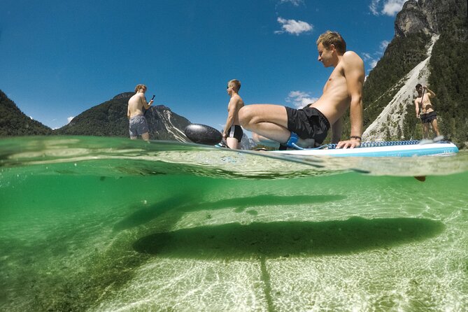 Half Day Stand-up Paddle Boarding (SUP) trip on Lake Predil - From Bovec to the lake, the van ride sets the scene