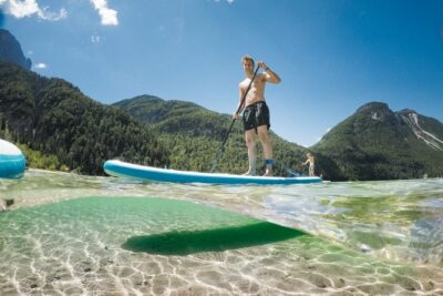 Half Day Stand-up Paddle Boarding (SUP) trip on Lake Predil