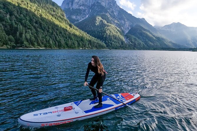 Half-Day Stand-Up Paddleboarding on Lake Predil - Paddling around the lake