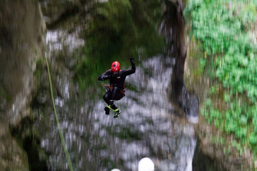 Lake Bled: Bohinj Valley Canyoning Tour with Photos - Rappelling, jumps, slides, and mountain pools