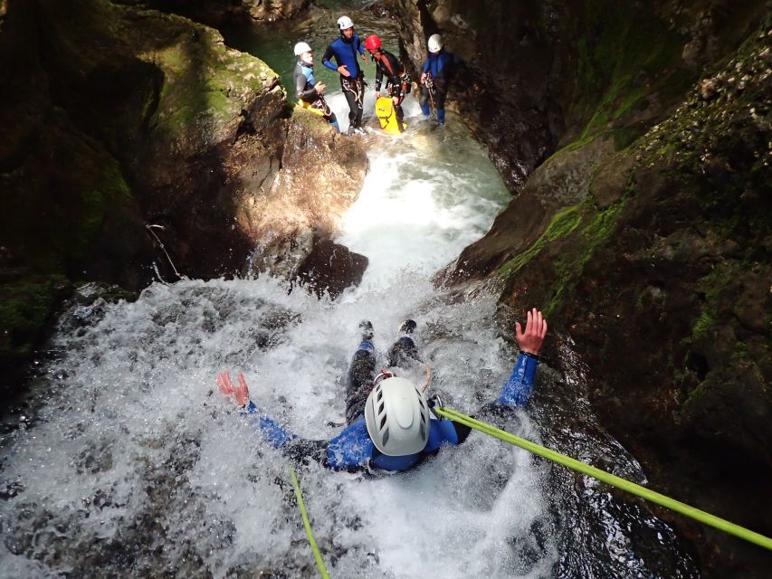 Lake Bled: Rafting and Canyoning Excursion with Photos - Canyoning in Upper Carniola