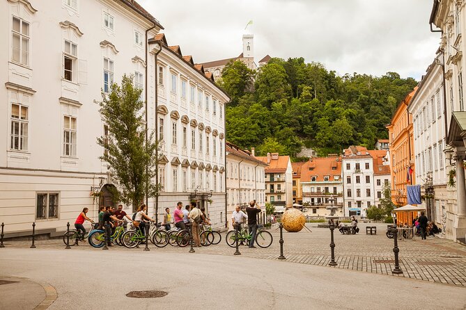 Ljubljana Cruiser Bike Tour - French Revolution Square and the cultural center