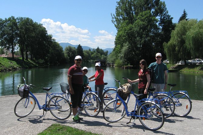 Ljubljana Cruiser Bike Tour - Town Hall, the Cathedral, and Ljubljana Castle