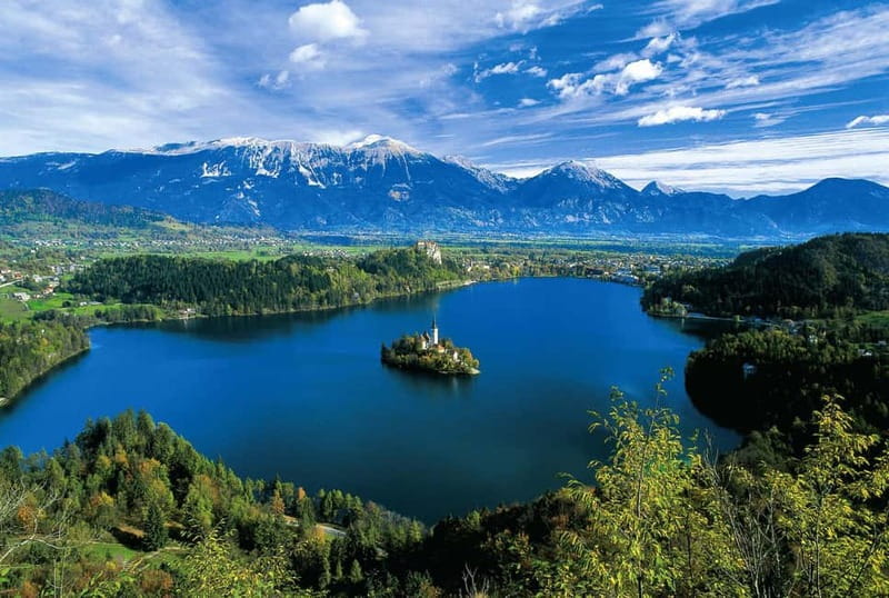 Ljubljana: Lake Bled and Bohinj Tour with Savica Waterfall - Crossing to Bled Island by pletna boat