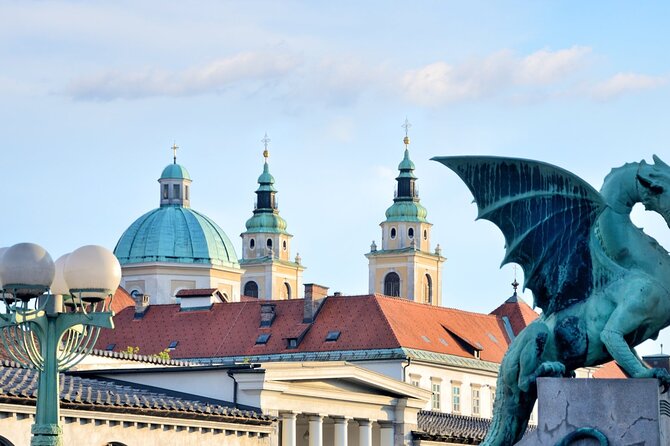 Ljubljana Private Family-Friendly Historic Old Town Guided Tour - St. Nicholas Cathedral and its bronze doors