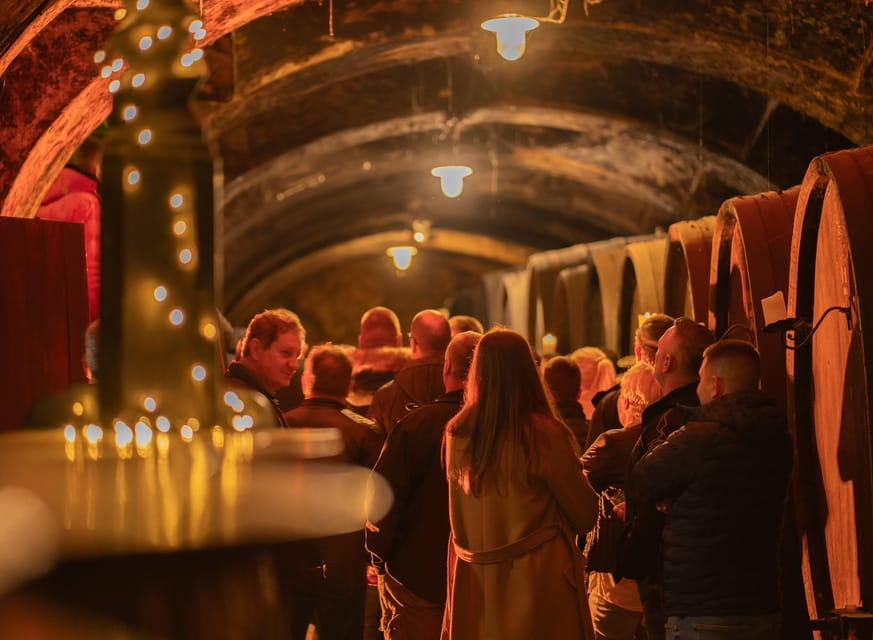 Maribor: Vinag Wine Cellar Tour with Wine tasting and snacks - Wooden barrels, concrete tanks, and the feel of the rooms
