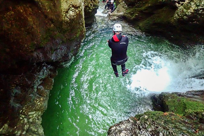 Night canyoning - Getting Ready: Wetsuit, Boots, Helmet, and Harness