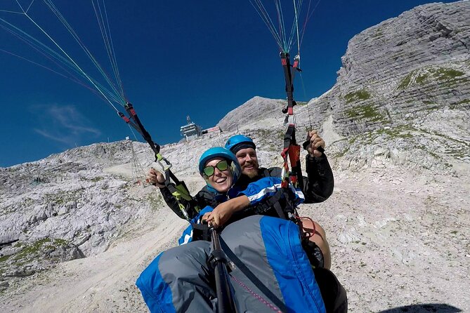 Paragliding Bovec - Taking Off Above the Julian Alps