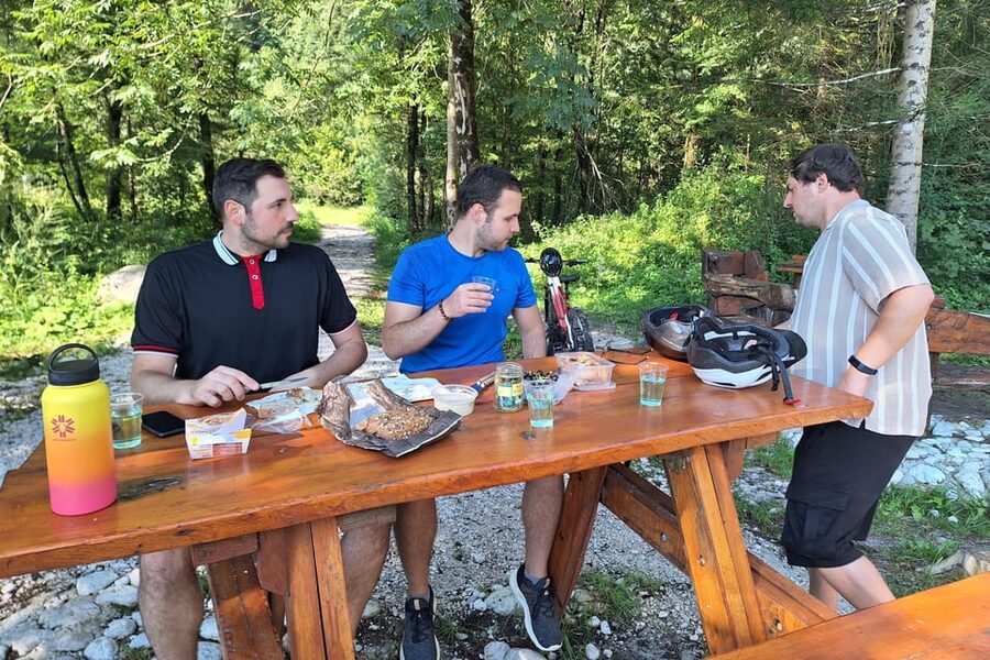 Private E-bike tour Soča valley: The ultimate explorer - Riding beside the emerald Soča